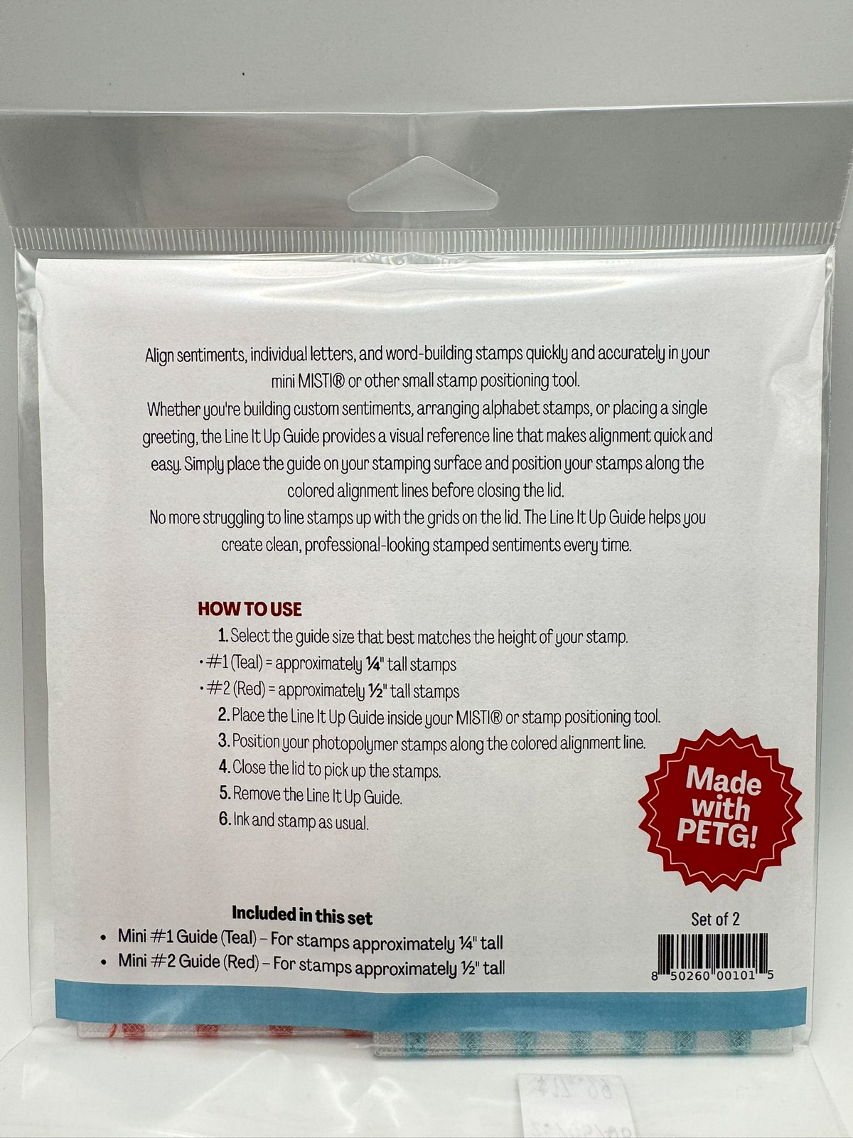 Line It Up MINI Stamp Alignment Guides – Set of 2 - Image 3