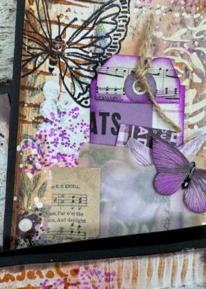 May 24th – Lovely Lavender Mixed Media Cards with Leslie (pre-order by 05/21)