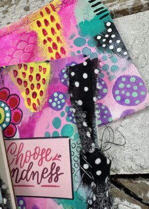 May 26th – Mixed Media Pencil Bag & Two Notebooks with Leslie (pre-order by 05/23)
