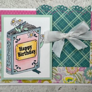 Flea Market Photopolymer Stamp Set | Vintage Book & Floral Bowls | Samantha Labonte Exclusive | Scraps of Love