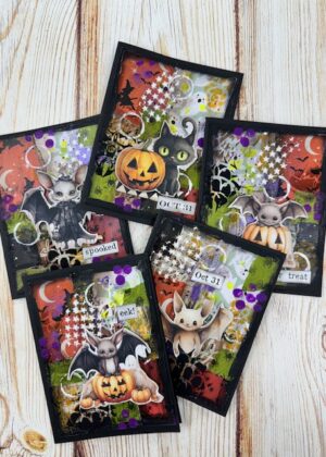 September 28th – Halloween Mixed Media Cards (pre-order 9/25)