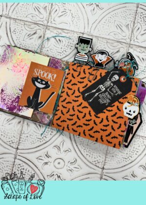 October 12th – Halloween Junk Journal Paper Bag Book with Leslie (pre-order by 10/09)