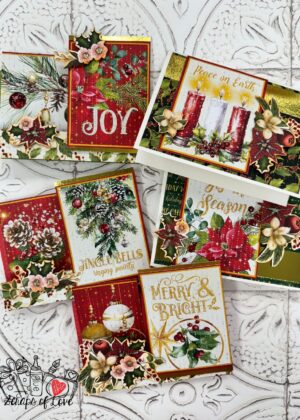 October 30th – Merry & Bright Graphic45 Fancy Fold Cards with Leslie (pre-order by 10/27)