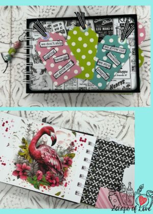 October 5th – Mixed Media Art Journal 4×6 with Lynne (pre-order by 10/02)