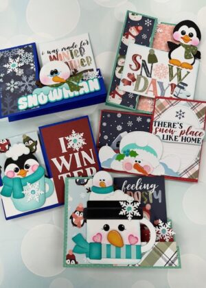 November 23rd – Frosty Friends Paper Piecing Cards (pre-order by 11/20)