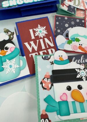 November 23rd – Frosty Friends Paper Piecing Cards (pre-order by 11/20)