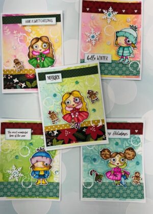 November 20th – Winter Whimsy Watercolor Cards (pre-order by 11/17)