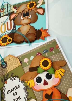 November 13th – Give Thanks Paper Piecing Cards (pre-order by 11/10)