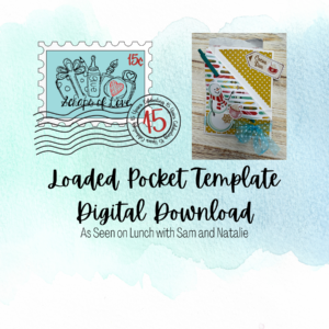 Loaded Pocket Template- As Seen on Lunch with Sam and Natalie