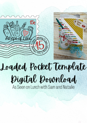 Loaded Pocket Template- As Seen on Lunch with Sam and Natalie