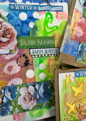 December 21st – Winter Mixed Media Art Cards (pre-order by 12/18)