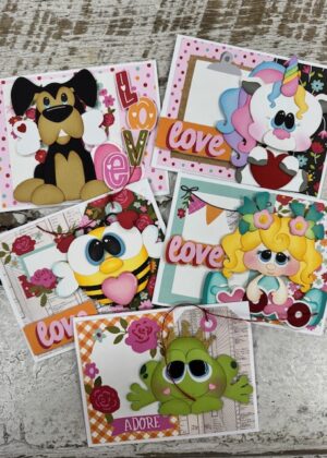 January 21st – Valentine Paper Piecing Cards (pre-order by 01/18)