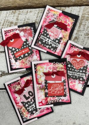 January 25th – Valentine Mixed Media Art Cards (pre-order by 01/23)