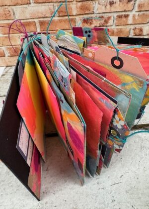 February 15th – Mixed Media “For the Record” Paper Bag Junk Journal (pre-order by 02/12)