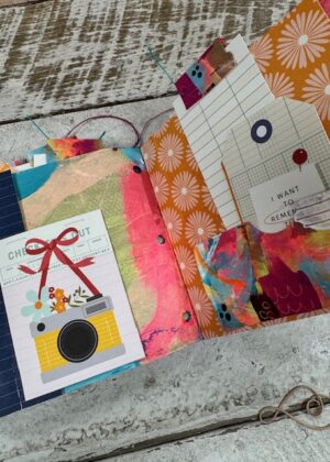 February 15th – Mixed Media “For the Record” Paper Bag Junk Journal (pre-order by 02/12)