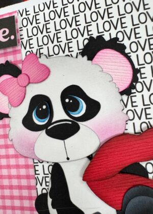 February 7th – Valentine Panda Bears Paper Piecing Cards (pre-order by 02/04)