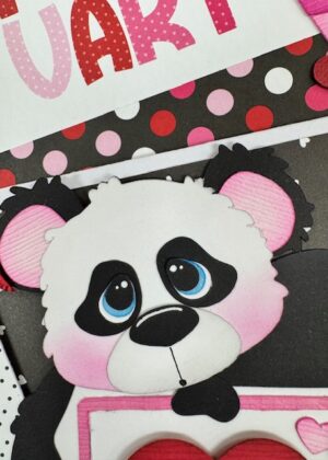 February 7th – Valentine Panda Bears Paper Piecing Cards (pre-order by 02/04)