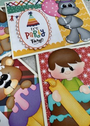 February 19th – Happy Birthday Paper Piecing Cards (pre-order by 02/16)