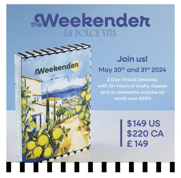 Spellbinders Weekender Pre-Order by February 20th