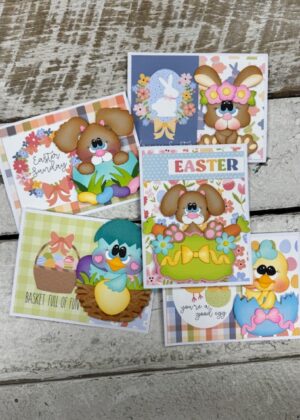 March 12th – Easter Cuties Paper Piecing Cards (pre-order by 03/10)