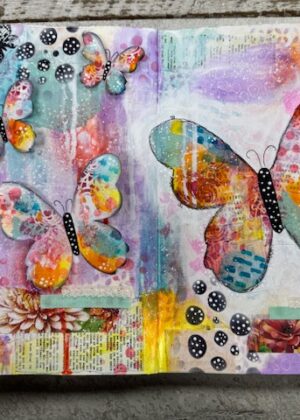 March 16th – Butterfly Mixed Media Art Journal (pre-order by 03/14)