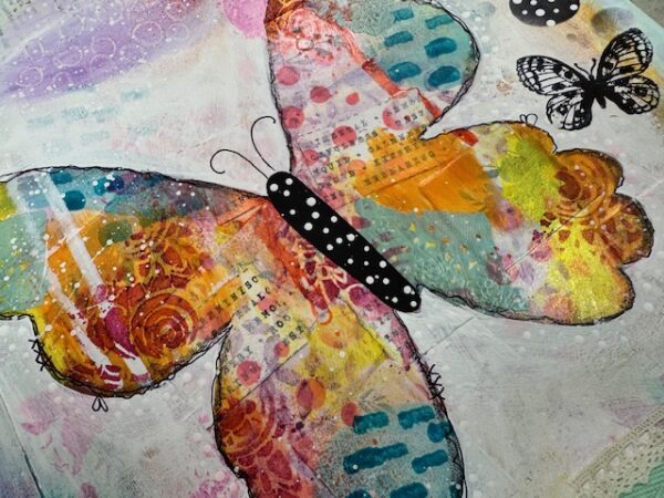 March 16th - Butterfly Mixed Media Art Journal (pre-order by 03/14) - Image 2