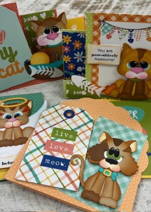May 27th - Cute Kitties Paper Piecing Cards (pre-order by 5/25)