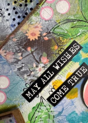 June 28th- Flourishing Floral Mixed Media Art Cards with Leslie (pre-order by 6/26)