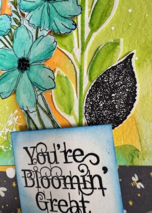 June 28th – Blooms & Brushstrokes Watercolor Cards with Leslie (pre-order by 06/26)