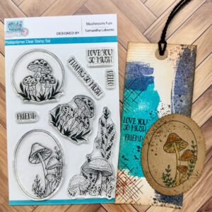 Mushroom Fun Photopolymer Stamp Set | Exclusive Design by Samantha Labonte | Scraps of Love