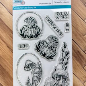 Mushroom Fun Photopolymer Stamp Set | Exclusive Design by Samantha Labonte | Scraps of Love