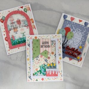 Shaker Cards 101 March 21st (preorder by 03/18)