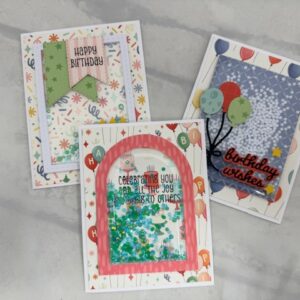 Shaker Cards 101 March 21st (preorder by 03/18)