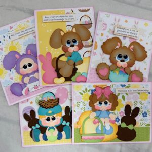 Easter Cuties Paper Piecing Cards, March 25th (pre-order by 03/22)