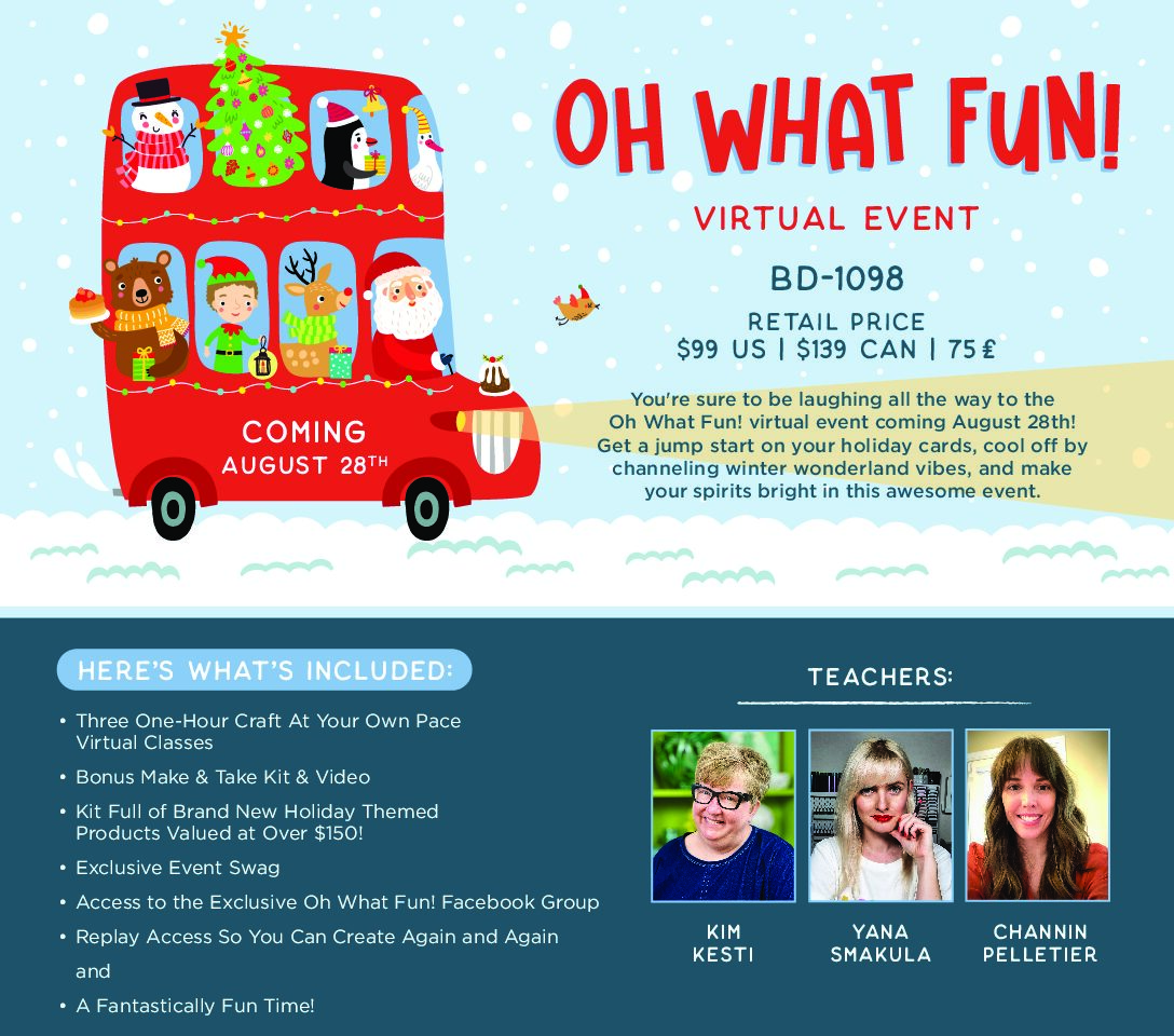 Reservation for Spellbinders Oh What Fun! Virtual Kit