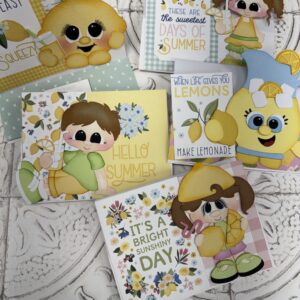 Summer Lemonade Paper Piecing Cards with Leslie, May 16th pre-order by 05/13