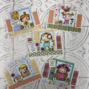 Flower Girls Watercolor Cards May 20th, pre-order by 05/18th
