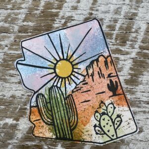 Arizona Sunset Stamp Set | Desert & Cactus Clear Stamps