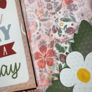 Strawberry Mixed Media Art Journal Class in Peoria AZ | Scraps of Love June 28th