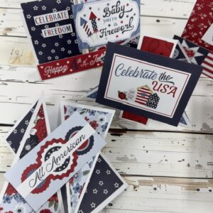 Land of the Free Patriotic Fancy Fold Card Class | Scraps of Love Peoria AZ – June 20th