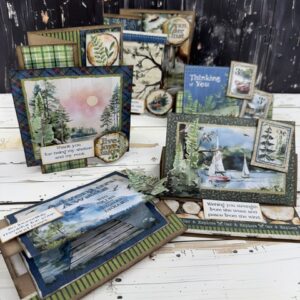 Graphic 45 Adventure Awaits Fancy Fold Card Class | Scraps of Love Peoria AZ – June 16th