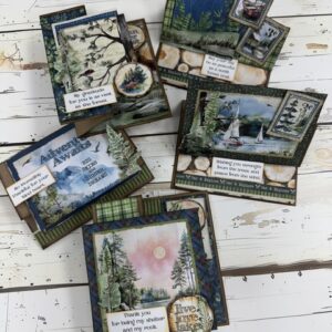 Graphic 45 Adventure Awaits Fancy Fold Card Class | Scraps of Love Peoria AZ – June 16th