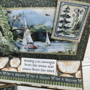Graphic 45 Adventure Awaits Fancy Fold Card Class | Scraps of Love Peoria AZ – June 16th