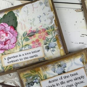 Painted Petals Mixed Media Card Class in Peoria AZ | Scraps of Love June 20th
