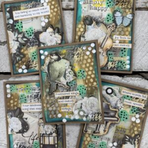 Timeless Harmony Mixed Media Cards | Music-Inspired Card Making Workshop July 18th