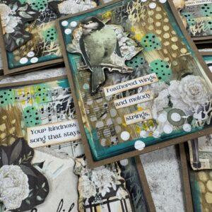 Timeless Harmony Mixed Media Cards | Music-Inspired Card Making Workshop July 18th