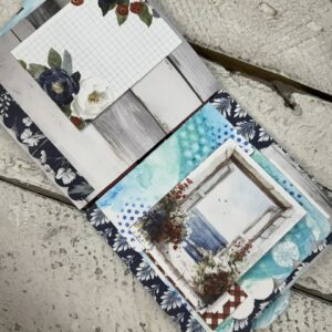 Sand and Sea Travel Folio Workshop | Mixed Media Mini Album Class July 24th
