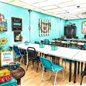 Color Me Creative Crop | All-Day Paper Crafting Crop at Scraps of Love  August 8th