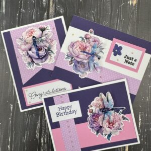 Card Organizer and Dragonfly Cards | Card Making Class at Scraps of Love August 21st