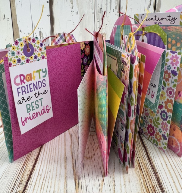 Doodlebug Crafty Mixed Media Book | Mixed Media Mini Album Class at Scraps of Love August 22nd - Image 2